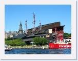 IMG_6920 * This museum houses the Vasa ship.  The Vasa sunk on its maiden voyage in 1628 just 10 minutes out.  Because the Baltic Sea is brackish and is not too salty, the worms that usually destroys wooden ships in a matter of decades does not reside here.  The Vasa was recovered nearly intact 350 years later! * 1199 x 899 * (130KB)